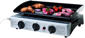 Notre test de la plancha gaz LIVOO Noir/Argent